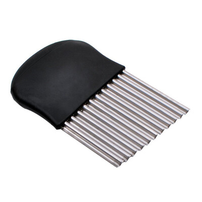 Potato Carrot Stainless Steel Blade Crinkle Wavy Chopper Cutter French Fry Slicer Chopping Knife
Potato Carrot Stainless Steel Blade Crinkle Wavy Chopper Cutter French Fry Slicer Chopping Knife