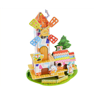 Tailored 3D DIY Puzzle Castle Model Cartoon House Assembling Paper Toy Kid Early Learning
Tailored 3D DIY Puzzle Castle Model Cartoon House Assembling Paper Toy Kid Early Learning