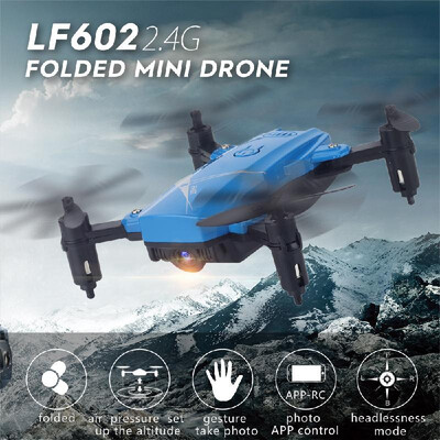 LF602 Foldable Drone with Camera 720P Gesture Photography Altitude Hold Headless Mode Training Toy Quadcopter with 2 Battery
LF602 Foldable Drone with Camera 720P Gesture Photography Altitude Hold Headless Mode Training Toy Quadcopter with 2 Battery