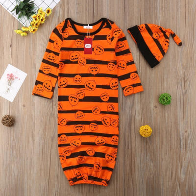 Infant Baby Boy Girl Halloween Long Sleeve Jumpsuit Pumpkin Printed Sleepwear Wrap Blanket Sleeping Bag
Infant Baby Boy Girl Halloween Long Sleeve Jumpsuit Pumpkin Printed Sleepwear Wrap Blanket Sleeping Bag