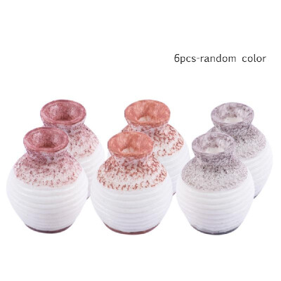 Miniature Plastics Model Vases Set 6pcs Flower Container Models Dollhouse Vase Model Accessories Decoration
Miniature Plastics Model Vases Set 6pcs Flower Container Models Dollhouse Vase Model Accessories Decoration