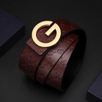 Golf GOLF leather belt mens buckle belt fashion letter buckle mens belt business casual belt gift box P9BV25974J wine red wine red
Golf GOLF leather belt mens buckle belt fashion letter buckle mens belt business casual belt gift box P9BV25974J wine red wine red