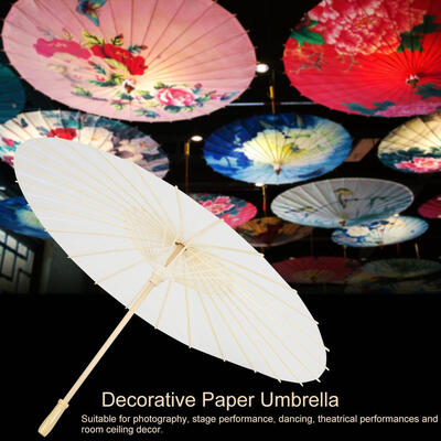 Greensen White Paper Decorative Umbrella Parasol Wedding Bridal Party Decor Photo Prop DIY Hand Painting Paper Umbrella Parasol
Greensen White Paper Decorative Umbrella Parasol Wedding Bridal Party Decor Photo Prop DIY Hand Painting Paper Umbrella Parasol