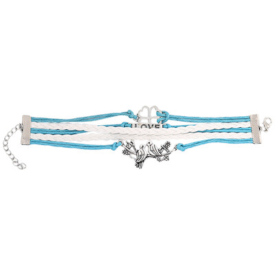 Novel Cartoon Animal Bird Plant Leaf Letter Love Decoration Unisex Multilayer Weave Alloy Rope Bracelet
Novel Cartoon Animal Bird Plant Leaf Letter Love Decoration Unisex Multilayer Weave Alloy Rope Bracelet