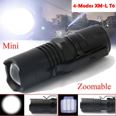 Saidsome 4-Modes Zoomable XM- T6 LED Flashlight Torch Super Bright Light 16340 Battery flashlight lamp
Saidsome 4-Modes Zoomable XM- T6 LED Flashlight Torch Super Bright Light 16340 Battery flashlight lamp
