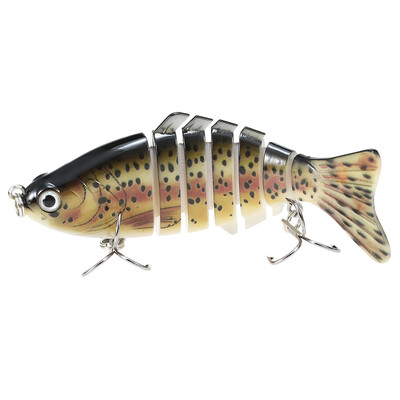 Multi Jointed Fishing Lure Lifelike 7 Segments Hard Crankbait Fishing Lure Swimbait Fish Hook Fishing Tackle
Multi Jointed Fishing Lure Lifelike 7 Segments Hard Crankbait Fishing Lure Swimbait Fish Hook Fishing Tackle