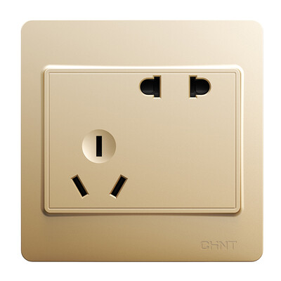 Chint CHNT switch socket panel oblique five-hole socket 10A champagne gold NEW7I series
Chint CHNT switch socket panel oblique five-hole socket 10A champagne gold NEW7I series