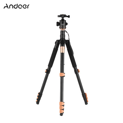 Andoer TP570 Professional Aluminum Alloy Tripod Monopod with Panoramic Ball Head Portable Travel Folding Tripod Max Working Heigh
Andoer TP570 Professional Aluminum Alloy Tripod Monopod with Panoramic Ball Head Portable Travel Folding Tripod Max Working Heigh