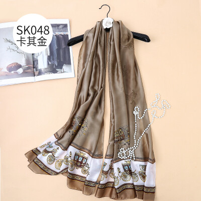 2018 new European&American fashion simulation silk horse car scarf super soft sunscreen beach towel shawl SK048
2018 new European&American fashion simulation silk horse car scarf super soft sunscreen beach towel shawl SK048