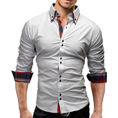 SUNSIOM Mens Long Sleeve Slim Fit Dress Shirt Business Work Luxury Formal Casual T-shirt
SUNSIOM Mens Long Sleeve Slim Fit Dress Shirt Business Work Luxury Formal Casual T-shirt