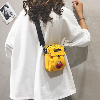 Net red small bag female bag new 2019 Korean version of Harajuku student canvas bag Sesame Street Messenger bag girl ins
Net red small bag female bag new 2019 Korean version of Harajuku student canvas bag Sesame Street Messenger bag girl ins