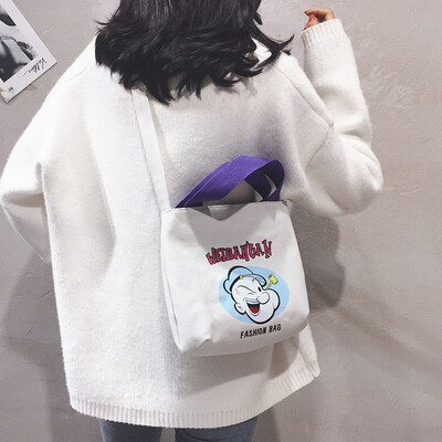 Bag bag female 2019 new Korean casual wild canvas shoulder Messenger bag cartoon cute Tote handbag
Bag bag female 2019 new Korean casual wild canvas shoulder Messenger bag cartoon cute Tote handbag