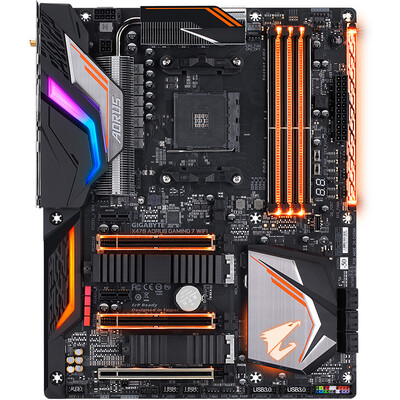 GIGABYTE X470 AORUS GAMING 7 WIFI AMD 50th Anniversary Edition E-sports Motherboard AMD X470Socket AM4
GIGABYTE X470 AORUS GAMING 7 WIFI AMD 50th Anniversary Edition E-sports Motherboard AMD X470Socket AM4