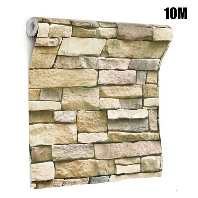 PVC Schist Bedroom Dining Room Living Room Self Adhesive Wall Sticker Decoration Brick Wallpaper
