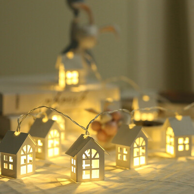 15M 10pcs LED Christmas Tree House Style Fairy Light Led String wedding natal Garland Year Christmas decorations home
15M 10pcs LED Christmas Tree House Style Fairy Light Led String wedding natal Garland Year Christmas decorations home