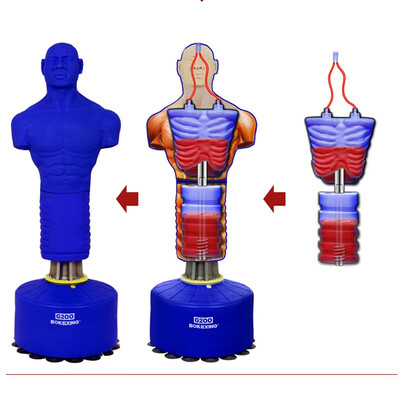 BOKEXING silicone humanoid sandbag water injection adjustable heavy sand training vertical human sandbag 4129
BOKEXING silicone humanoid sandbag water injection adjustable heavy sand training vertical human sandbag 4129