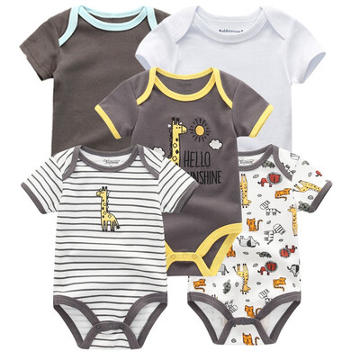 5Pcslot Babywear Unisex Baby Girls Clothes Bodysuits Short Sleeve Solid Baby Boys Clothes Rompers Cotton For Babies Newborn 0-12M
5Pcslot Babywear Unisex Baby Girls Clothes Bodysuits Short Sleeve Solid Baby Boys Clothes Rompers Cotton For Babies Newborn 0-12M