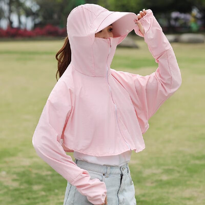 Outdoor Women 360° Sun Protection Clothing Long Sleeve Clothes with Wide Brim Sun Hat Detachable Cap
Outdoor Women 360° Sun Protection Clothing Long Sleeve Clothes with Wide Brim Sun Hat Detachable Cap