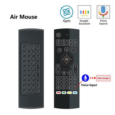 24G Backlight Air Mouse Wireless Keyboard 6-Axis Sensor Remote Control IR Learning for Smart TV 
24G Backlight Air Mouse Wireless Keyboard 6-Axis Sensor Remote Control IR Learning for Smart TV
