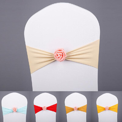 Chair Sash Bow Elastic Chair Ribbon Back Tie Bands Pink Flower for Wedding Party Ceremony Banquet
Chair Sash Bow Elastic Chair Ribbon Back Tie Bands Pink Flower for Wedding Party Ceremony Banquet
