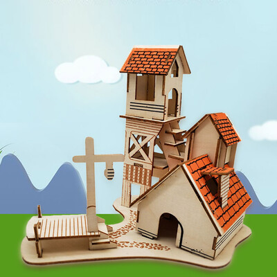 Gotoamei Kids 3D wooden DIY Houses Jigsaw Children Castle Construction Pattern Puzzle Toy
Gotoamei Kids 3D wooden DIY Houses Jigsaw Children Castle Construction Pattern Puzzle Toy