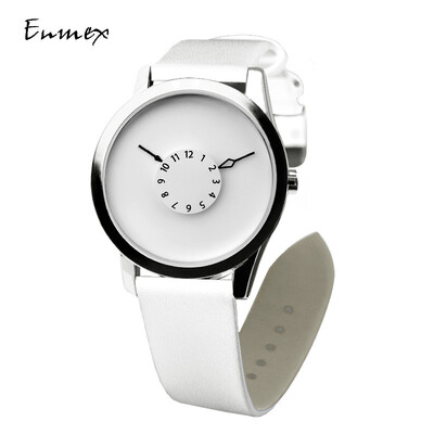 Festival gift Enmex subverts the creative perspective of the second hand watch handstand hands simple watch
Festival gift Enmex subverts the creative perspective of the second hand watch handstand hands simple watch