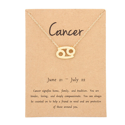 Star Zodiac Sign 12 Constellation Necklaces Pendants Choker Necklaces for Women Jewelry
Star Zodiac Sign 12 Constellation Necklaces Pendants Choker Necklaces for Women Jewelry