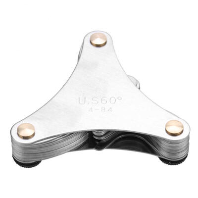 Greensen 51pcs 60° USSystem Degree Gauge Thread Pitch Gauge Cutting Gauge Measuring Gauge Tool
Greensen 51pcs 60° USSystem Degree Gauge Thread Pitch Gauge Cutting Gauge Measuring Gauge Tool