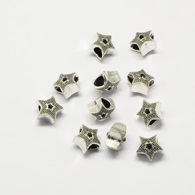 Alloy Rhinestone Star Large Hole European Beads Antique Silver Jet 105x105x7mm Hole 5mm
Alloy Rhinestone Star Large Hole European Beads Antique Silver Jet 105x105x7mm Hole 5mm