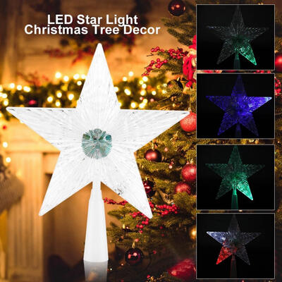 Star LED Light with Colorful Changing Lighting for Christmas Tree Ornament DecorationLED Star Decor LightLED Star Light
Star LED Light with Colorful Changing Lighting for Christmas Tree Ornament DecorationLED Star Decor LightLED Star Light