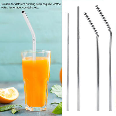 Stainless Steel Metal Reusable Straignt Bent Drinking Straws Fruit Juice Straight Straw Drinking Straw
Stainless Steel Metal Reusable Straignt Bent Drinking Straws Fruit Juice Straight Straw Drinking Straw