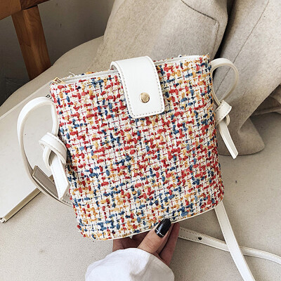 Womens bag 2019 new autumn Korean leisure shoulder slung bag fashion wool Joker bucket bag
Womens bag 2019 new autumn Korean leisure shoulder slung bag fashion wool Joker bucket bag