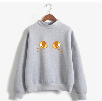 Starmoon Women Fashion Long Sleeve Loose Cat Printed Sweatshirt Blouse Tops T -Shirt
Starmoon Women Fashion Long Sleeve Loose Cat Printed Sweatshirt Blouse Tops T -Shirt