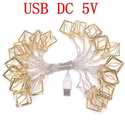 Yellow 10W 3M20 Diamond LEDs Light String Waterproof Indoor or Outdoor Lamp for Holiday Party Lighting Decoration
Yellow 10W 3M20 Diamond LEDs Light String Waterproof Indoor or Outdoor Lamp for Holiday Party Lighting Decoration