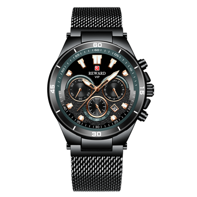 Bobo Bird Sports Waterproof Quartz Mens Watch Milanese Steel Belt Arc Mineral Intensified Glass Black
Bobo Bird Sports Waterproof Quartz Mens Watch Milanese Steel Belt Arc Mineral Intensified Glass Black