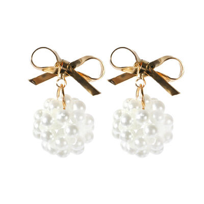 Little Simulated Pearls Beads Shiny Crystal Rhinestone Bow Knot Metallic Stud Earrings for Women piercing Jewelry
Little Simulated Pearls Beads Shiny Crystal Rhinestone Bow Knot Metallic Stud Earrings for Women piercing Jewelry