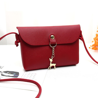 Women Small Messenger Shoulder Bag With Deer Pendant PU Leather Crossbody Bags Girl Casual Handbag Female T10
Women Small Messenger Shoulder Bag With Deer Pendant PU Leather Crossbody Bags Girl Casual Handbag Female T10