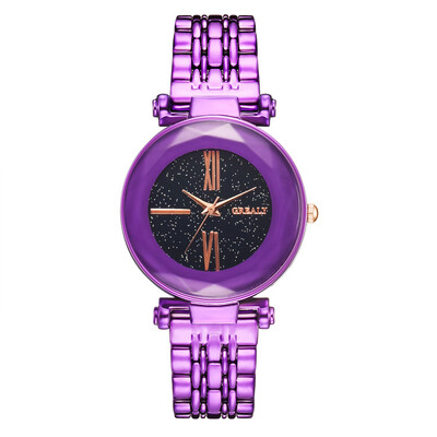 Luxury Women Watches Geometric Surface Dial Ladies Quartz Wristwatch Starry Sky Alloy Strap Clock Dress Zegarki Damskie
Luxury Women Watches Geometric Surface Dial Ladies Quartz Wristwatch Starry Sky Alloy Strap Clock Dress Zegarki Damskie