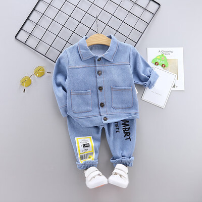Autumn Baby Boys Long Sleeve Denim Coat Outerwear TopsLetters Pants Trouser Costume Set
Autumn Baby Boys Long Sleeve Denim Coat Outerwear TopsLetters Pants Trouser Costume Set