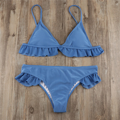 Saidsome Women Padded Push-up Bra Bikini Set Ruffles Swimsuit Low Waist Bathing Suit Swim
Saidsome Women Padded Push-up Bra Bikini Set Ruffles Swimsuit Low Waist Bathing Suit Swim