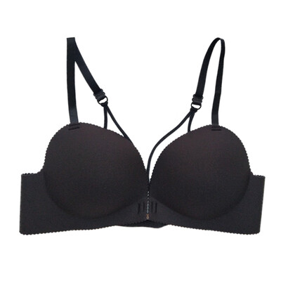 Womens Sexy Double Shoulder Strap Front Buckle Bras For Women Adjustable Gathered Solid Color Wire Free Push Up Bra Bralette New
Womens Sexy Double Shoulder Strap Front Buckle Bras For Women Adjustable Gathered Solid Color Wire Free Push Up Bra Bralette New