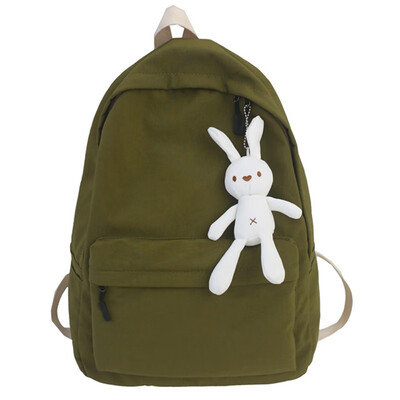 High school schoolbag girl ins ugly Meng Korean version of the original ulzzang shoulder bag with a sense of Rabbit Pendant
High school schoolbag girl ins ugly Meng Korean version of the original ulzzang shoulder bag with a sense of Rabbit Pendant