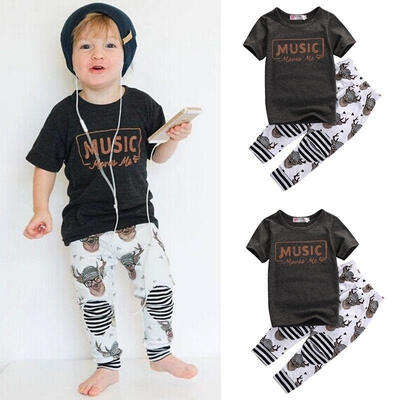 2Pcs Toddler Baby Boys Girl Kid T Shirt Tops Pants Trousers Clothes Outfits Set
2Pcs Toddler Baby Boys Girl Kid T Shirt Tops Pants Trousers Clothes Outfits Set