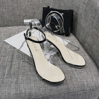 Sandals 2019 new female summer Korean version of Joker transparent high-heeled shoes buckle hollow student toe gladiator sandals
Sandals 2019 new female summer Korean version of Joker transparent high-heeled shoes buckle hollow student toe gladiator sandals