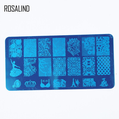 ROSALIND 1pcs 126cm Rectangle Nail Stamping Template Flowers Animal Patterns DIY Nail Designs Manicure Stamp Plate Stencils
ROSALIND 1pcs 126cm Rectangle Nail Stamping Template Flowers Animal Patterns DIY Nail Designs Manicure Stamp Plate Stencils