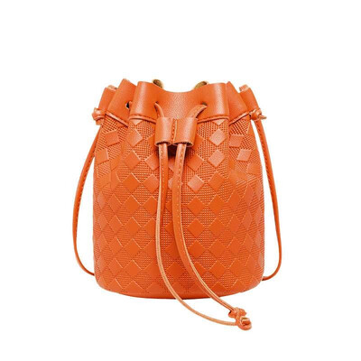 Korean Style Rhombic Drawstring Messenger Bag Fashion Chic Solid Color Women Bucket Bag
Korean Style Rhombic Drawstring Messenger Bag Fashion Chic Solid Color Women Bucket Bag