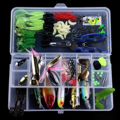 New Hot 110PCSSet Fishing Lures Hook Set with Box Sets 2 35Pcs Soft Worm Lure Carp 10 Lead Head Jig 1 Set Tackle
New Hot 110PCSSet Fishing Lures Hook Set with Box Sets 2 35Pcs Soft Worm Lure Carp 10 Lead Head Jig 1 Set Tackle