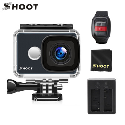 SHOOT 4K Wi-Fi Action Camera 24G Remote 1080P 14MP 45m Waterproof Sports Camera 170 Degree Wide View Angle 2 Inch LCD Screen with
SHOOT 4K Wi-Fi Action Camera 24G Remote 1080P 14MP 45m Waterproof Sports Camera 170 Degree Wide View Angle 2 Inch LCD Screen with