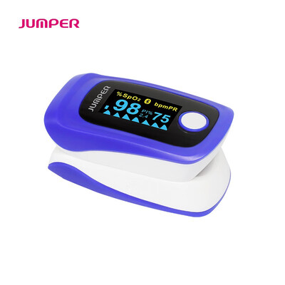 JUMPER Bluetooth Digital fingertip Pulse Oximeter Blood Oxygen Saturation & Pulse Rate Monitor
JUMPER Bluetooth Digital fingertip Pulse Oximeter Blood Oxygen Saturation & Pulse Rate Monitor