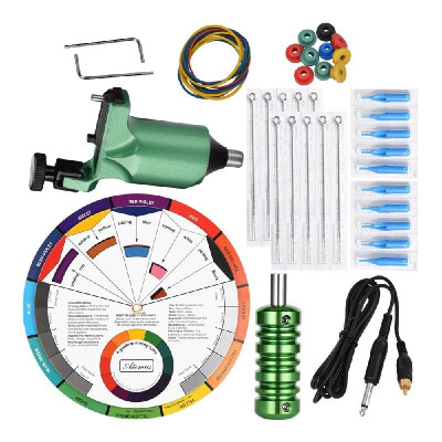 Tattoo Machine Tool Kit Grips Needles Rubber Band Needle Pads Hook Line Color Wheel Mixing Guide for Tattoo Practice Kit
Tattoo Machine Tool Kit Grips Needles Rubber Band Needle Pads Hook Line Color Wheel Mixing Guide for Tattoo Practice Kit